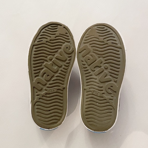 Native Shoes Jefferson Child - Utili Green/Shell White - Picture 3 of 4